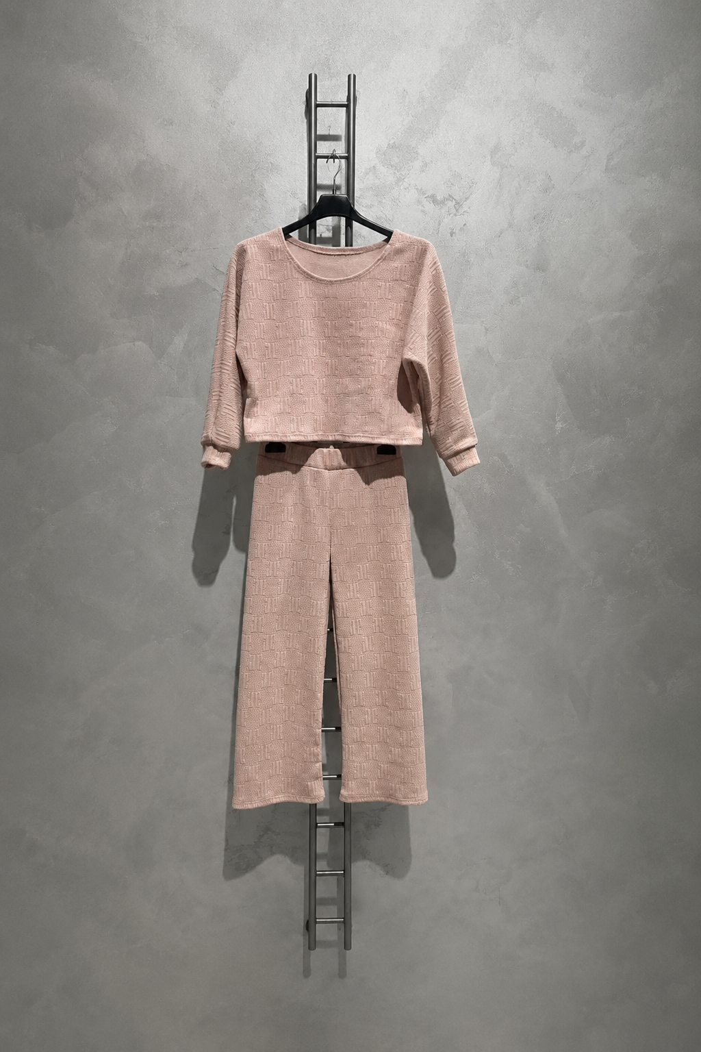Gestructureerde Set - Sweater & Broek