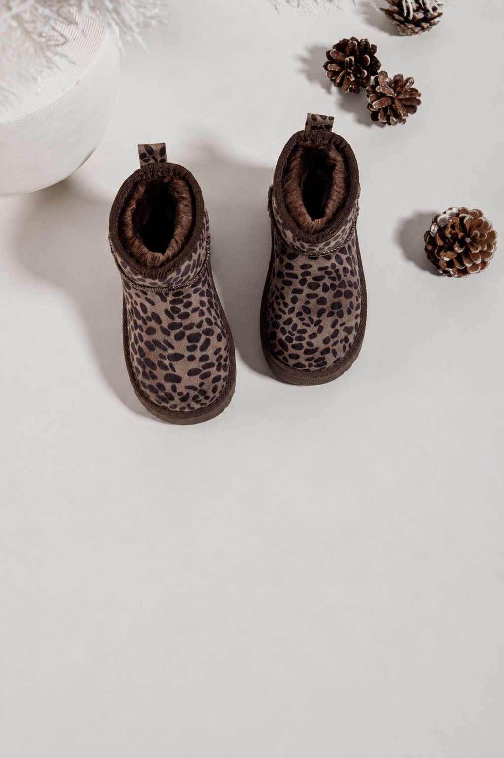 Luipaardprint Snowboots Kinderen | Warme Winterlaarzen Maat 21-36