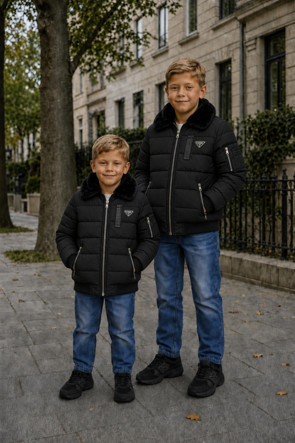 Gewatteerde Bomber Jas Jongens