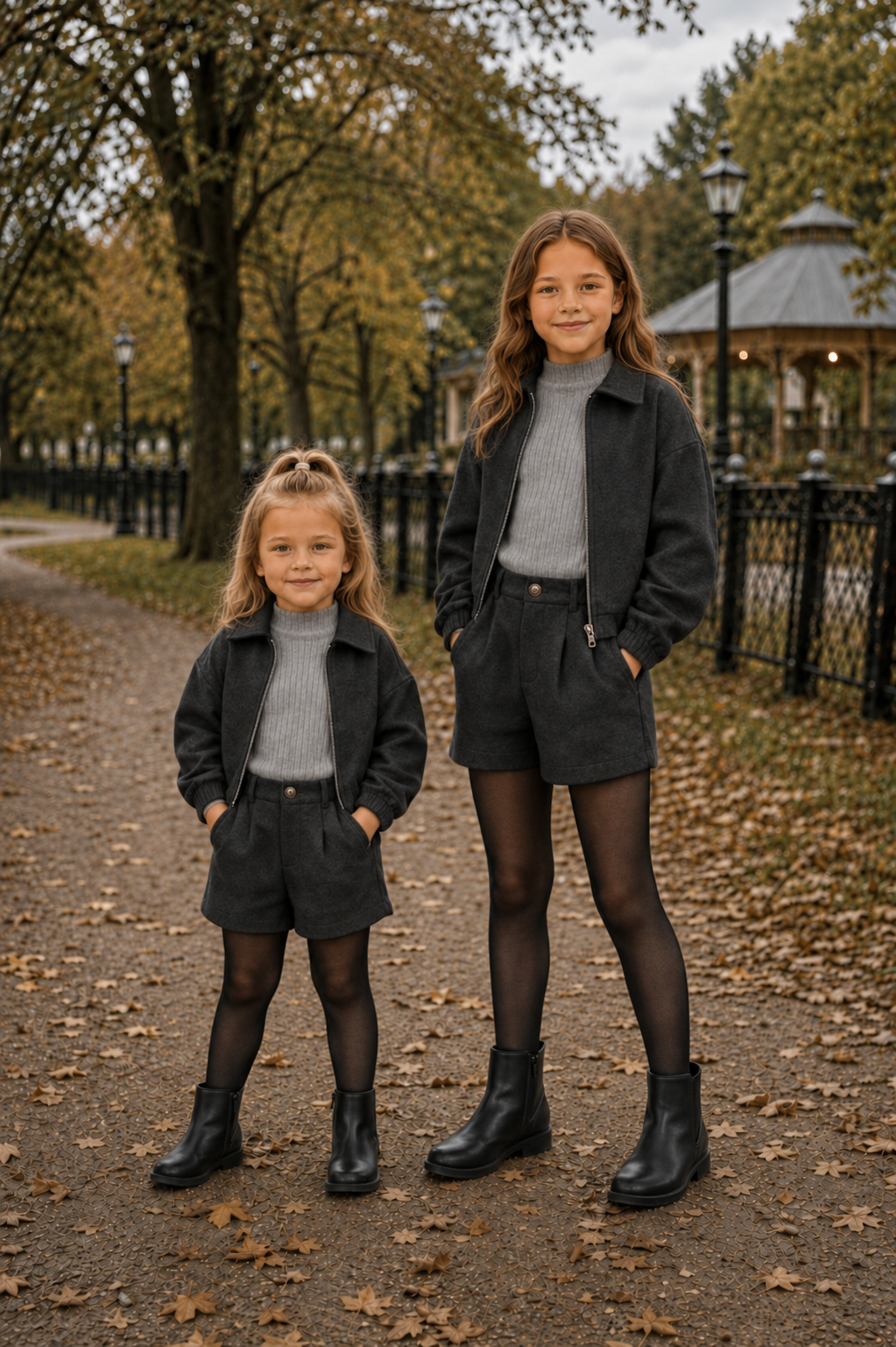 3-Delig Set Meisjes | Jasje, Short & Coltrui