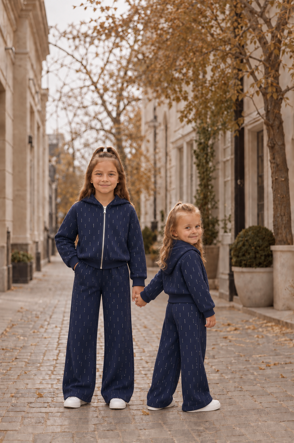 Glitter Trainingspak Meisjes Vest + Broek