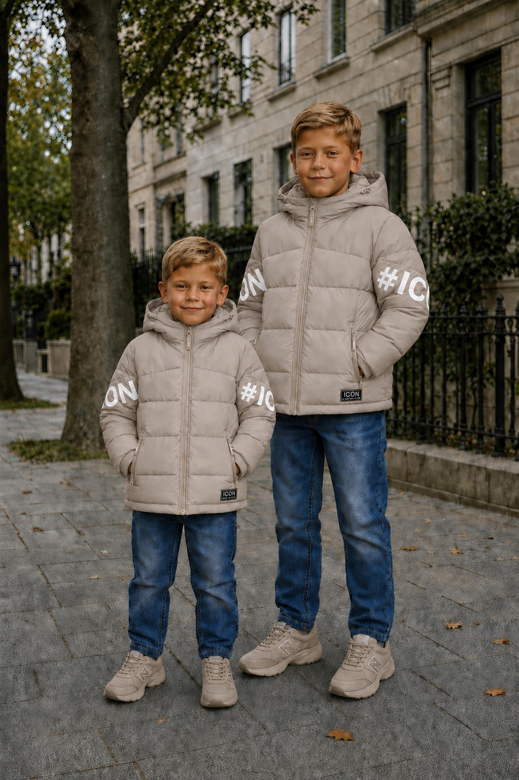 ICON Gewatteerde Winterjas Jongens