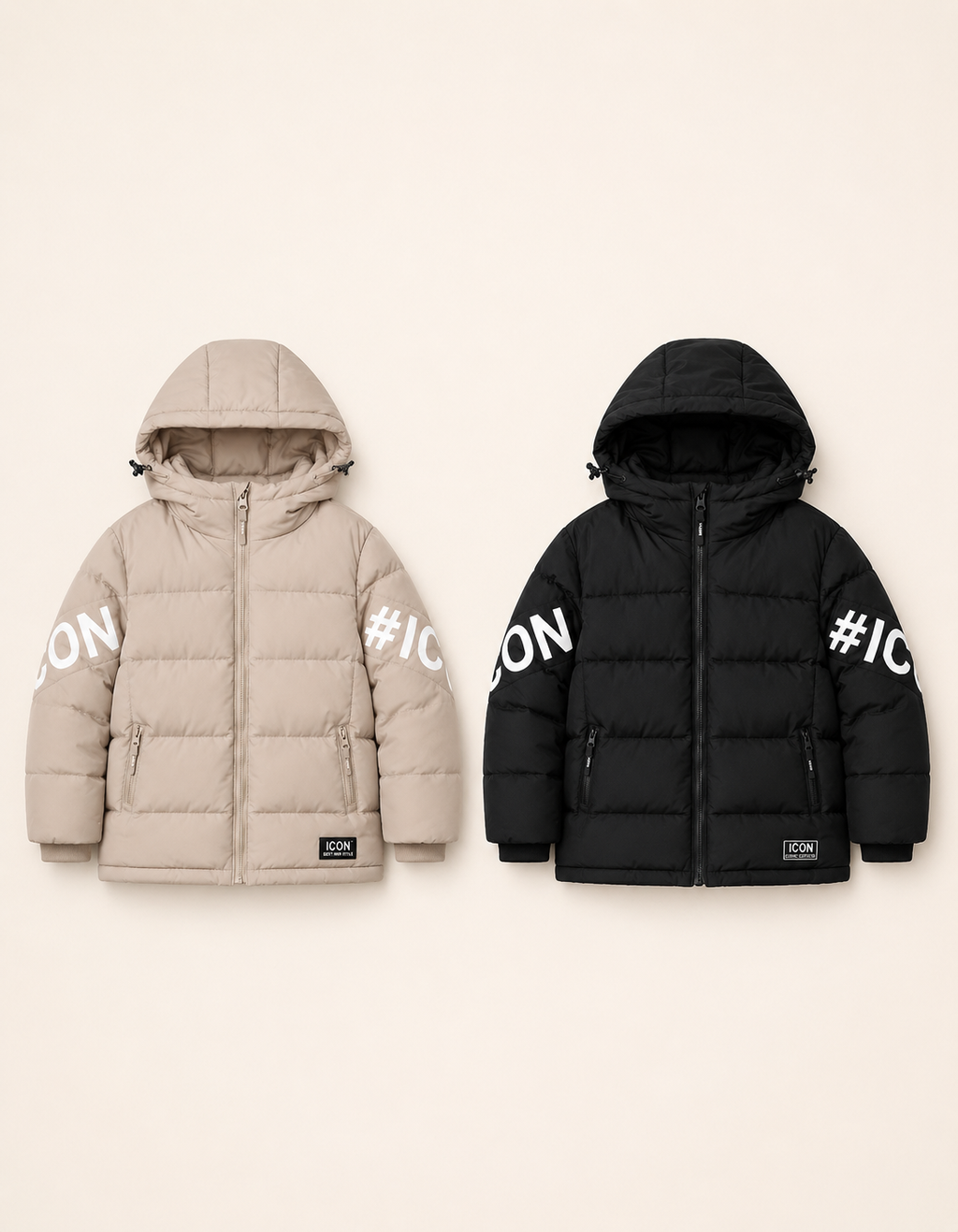 ICON Gewatteerde Winterjas Jongens